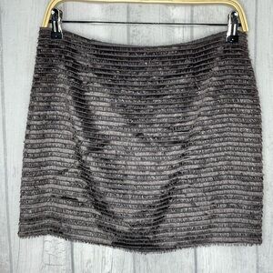 Alice + Olivia fringe mini skirt. NWT​​